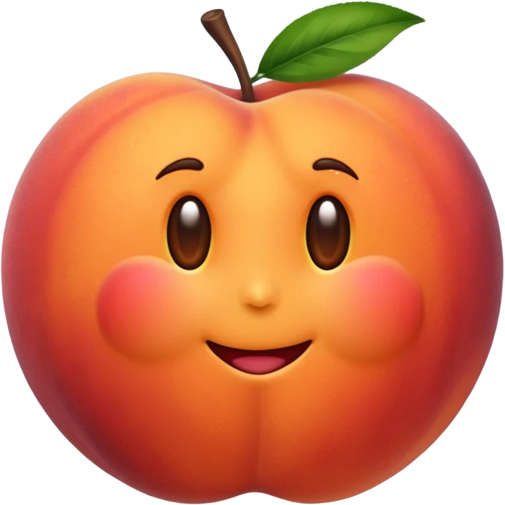Peach emoji