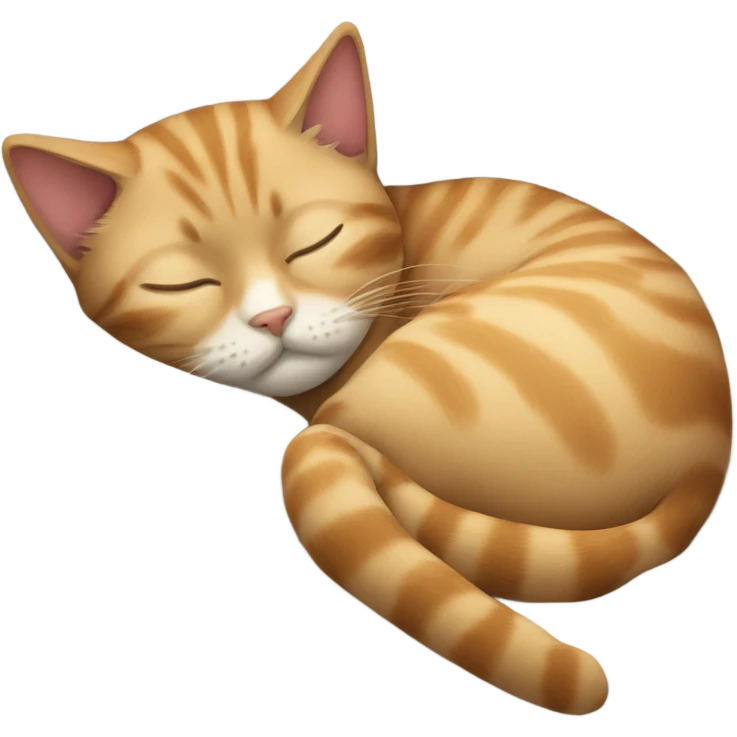 cat sleeping emoji