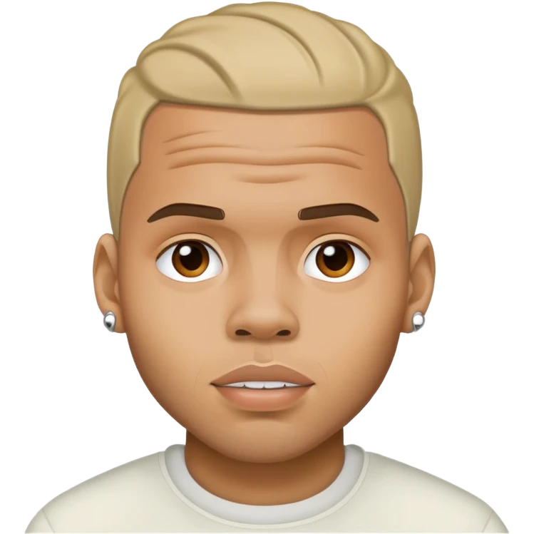 Chris Brown  emoji