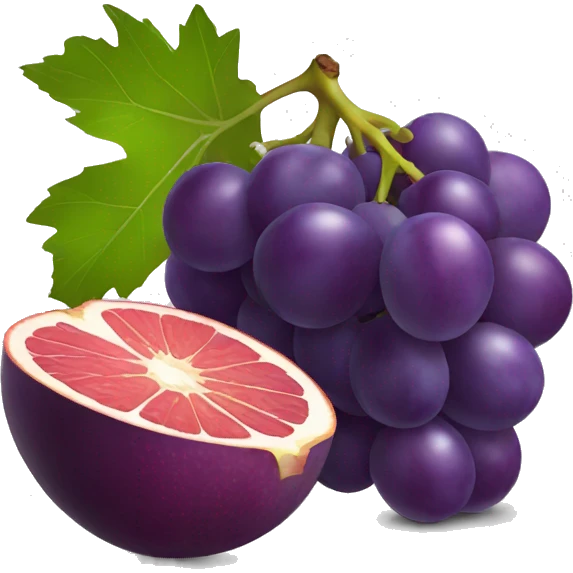 grape fruit emoji