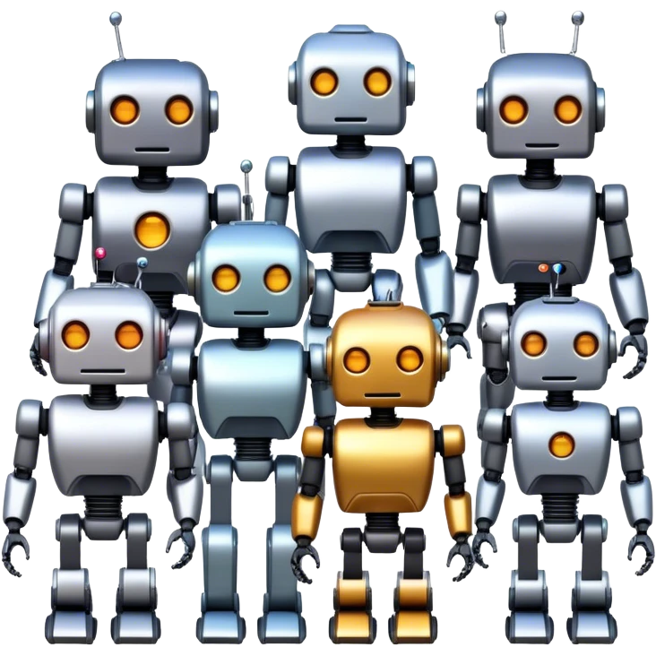 team of robots emoji