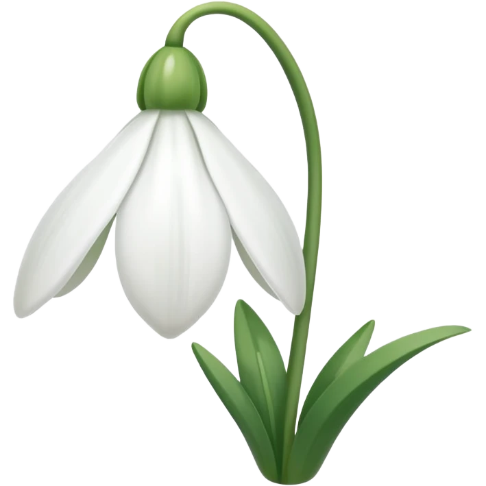 snowdrop emoji emoji