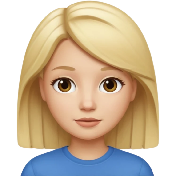 blonde giirl memoji iphone emoji