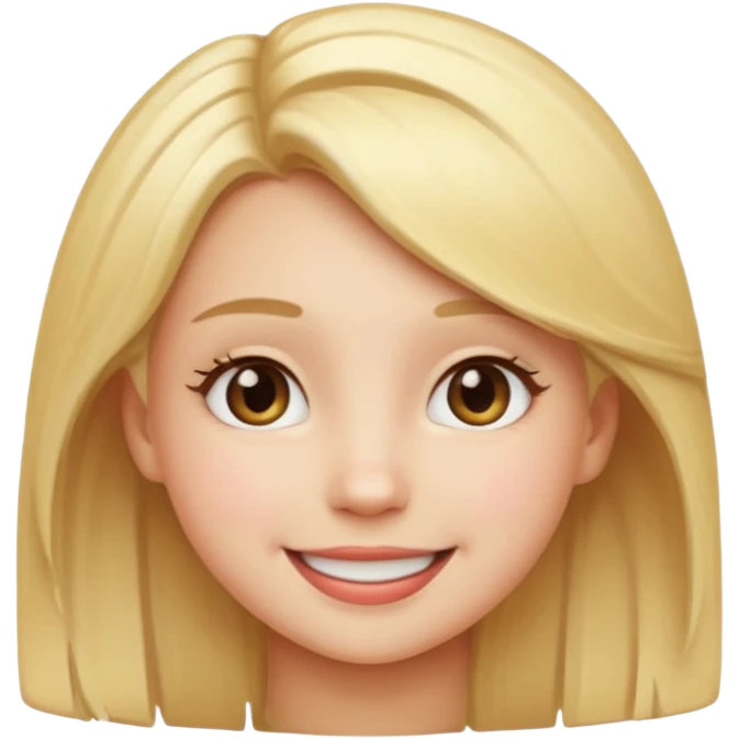 A baddie girl giving cute vibes but don't make it look like more of a human emoji more of a emoji a regular emoji emoji