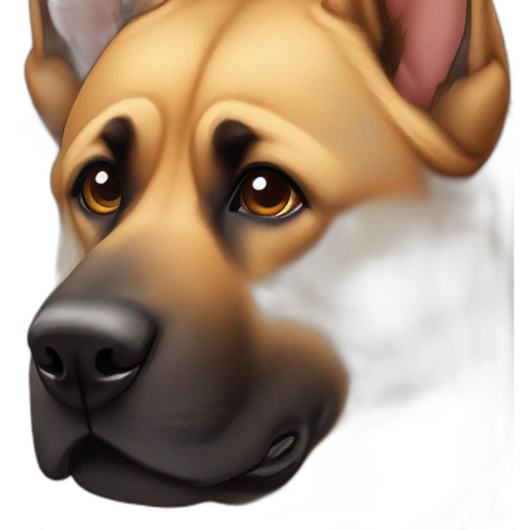 Fat malinois dog emoji