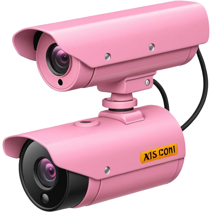 Security Camera pink Axis P1346-E emoji