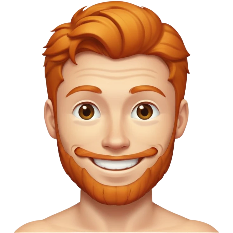 Sexy ginger man emoji