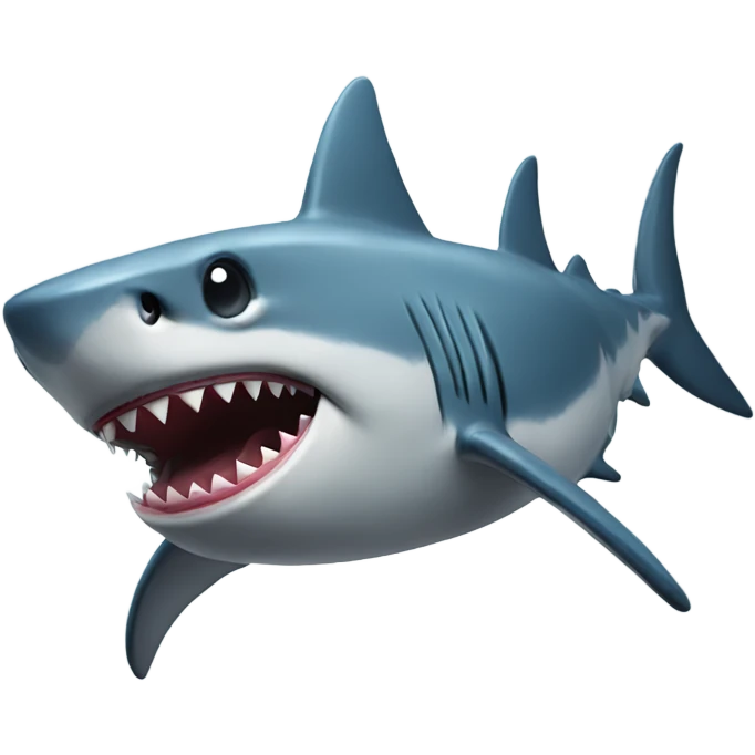 shark to the love cat emoji