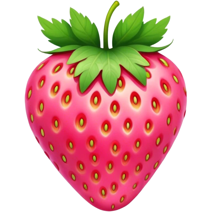 Strawberry light pink  emoji