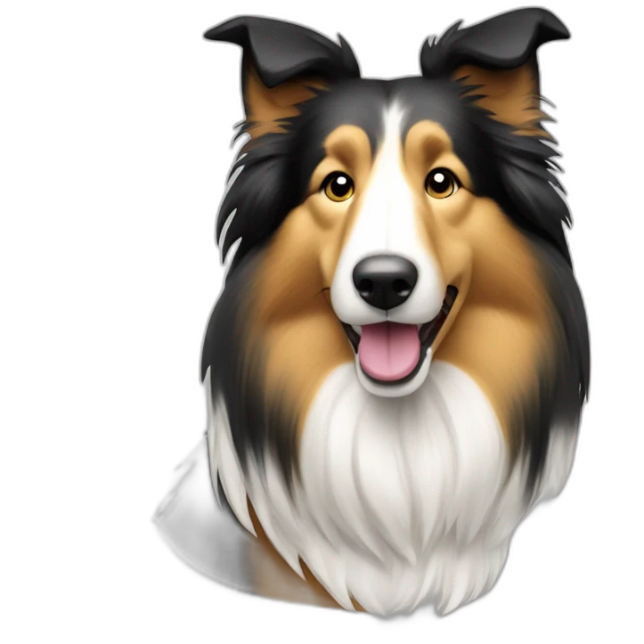 rough collie emoji