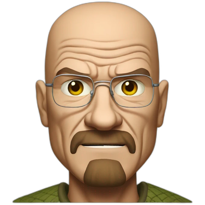 Walter white as Shrek custome emoji