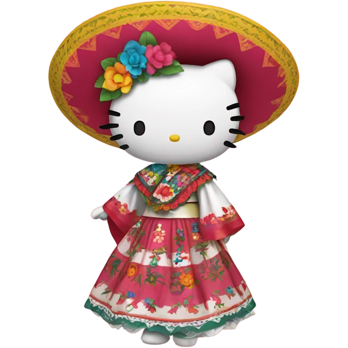 Mexican hello kitty  emoji
