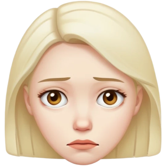 Sad love emoji