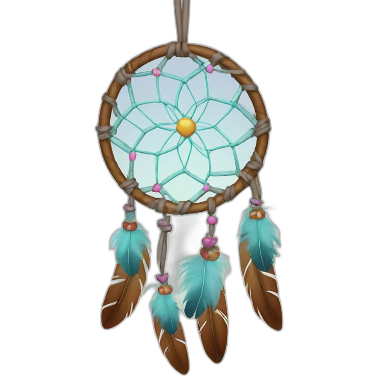 Dreamcatcher on a string emoji