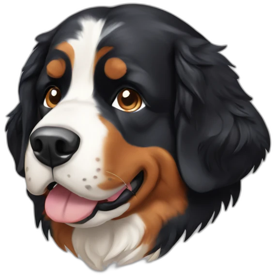Bernese Mountain dog emoji