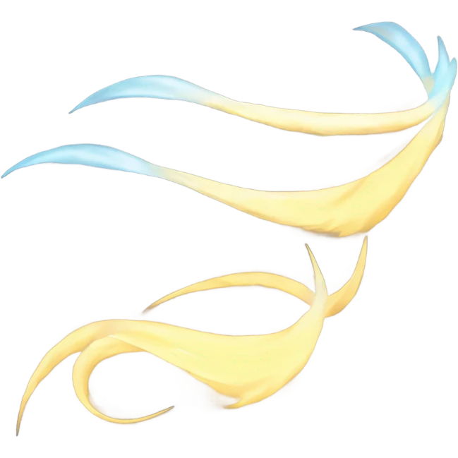A sharp gust of wind cutting through the air in a blade-like form, with glowing, sharp edges and swirling lines indicating the force of the wind. emoji