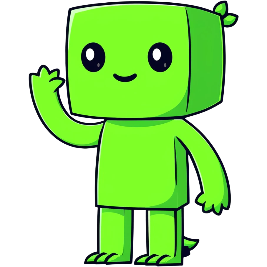 Minecraft creeper emoji