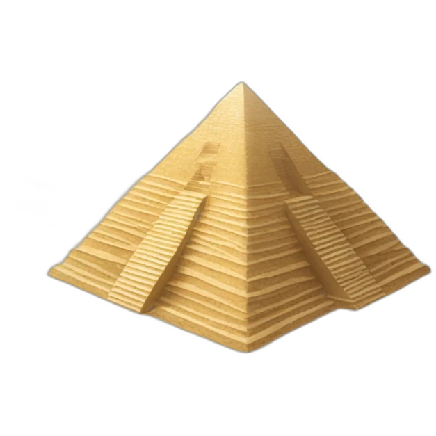 pyramide avec du sable autour emoji