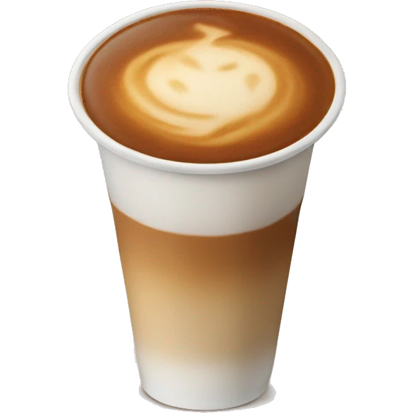 Coffe ice latte emoji