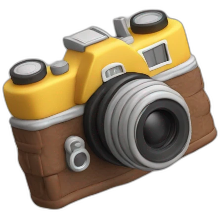 Plasticine Old Film Camera emoji