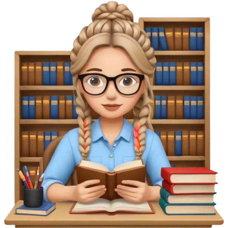women working with paper and books braid hair emoji