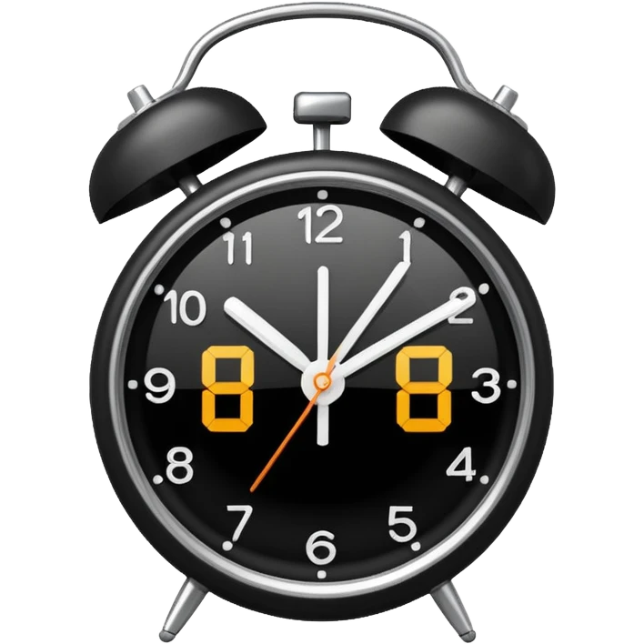 iphone alarm clock  emoji