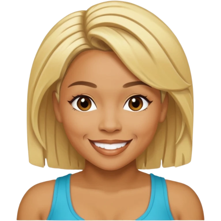 Tionne T-Boz Watkins with blonde hair  emoji