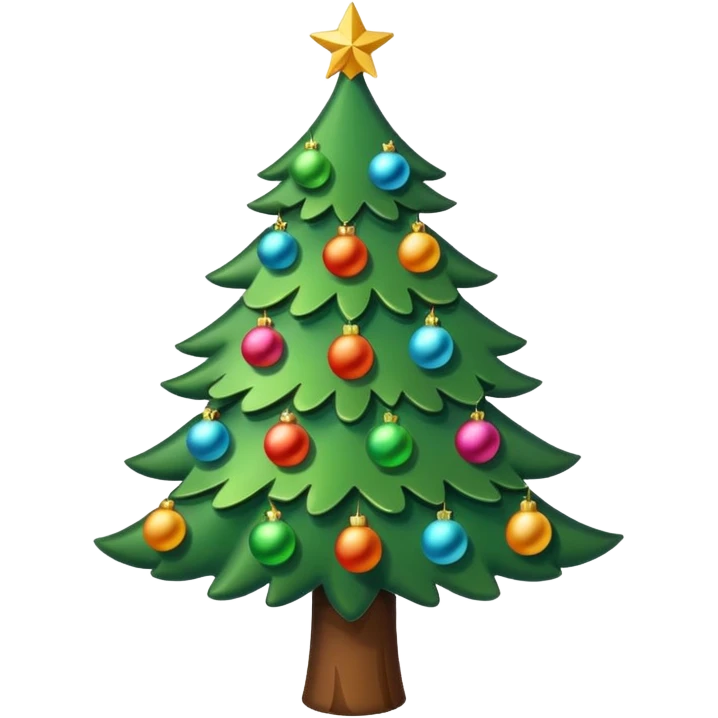green Christmas tree emoji