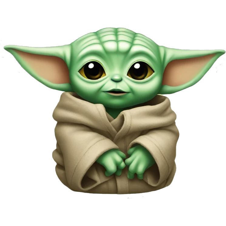 Baby Yoda gift emoji