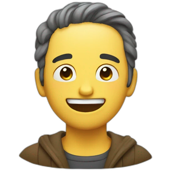 Feliz y llorando emoji