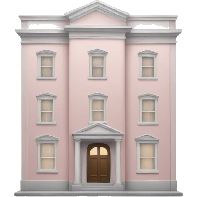 pale pink building emoji