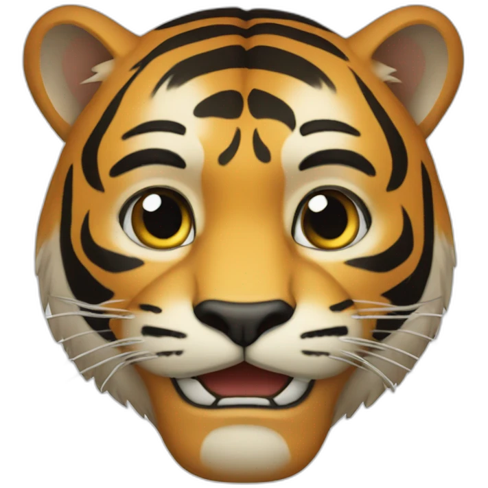 Homme sur un tigre emoji