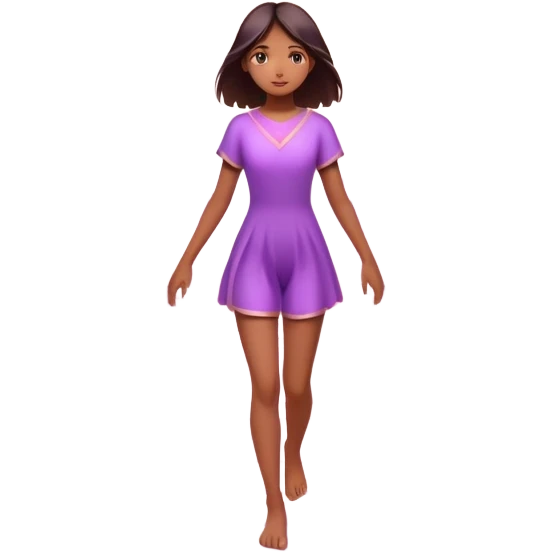 
A small figure walks across a glowing bridge, holding soft pink and purple orbs in each hand—symbolizing compassion and forgiveness. A gentle heart aura trails behind them, showing healing in motion. emoji