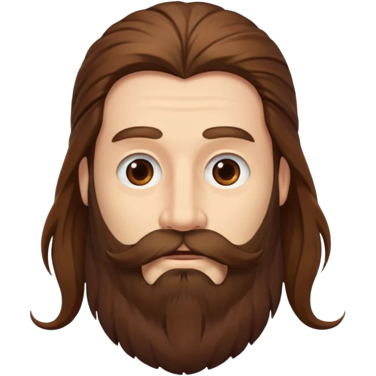Really long beard emoji