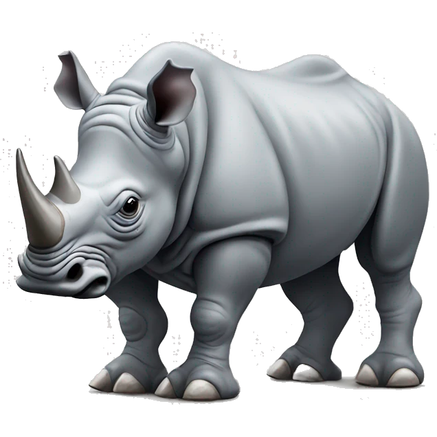 Rhino with drone emoji