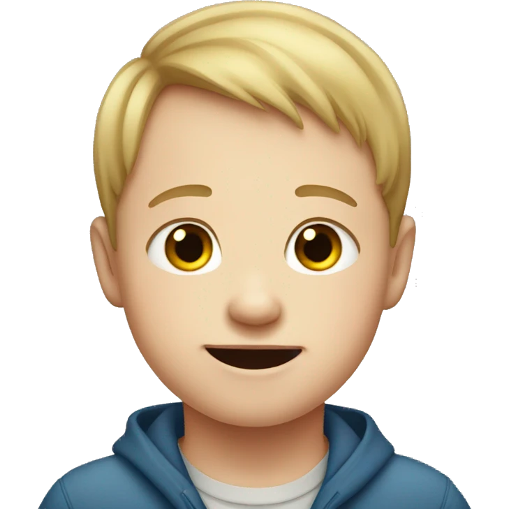 Down syndrome boy emoji