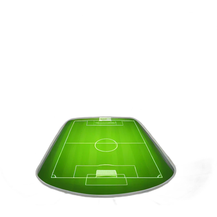 Soccer stadium, iOS style emoji