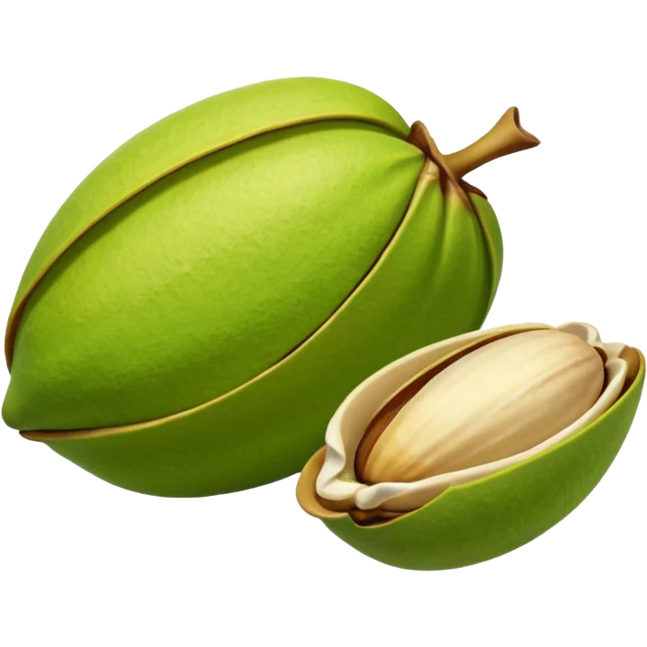 pistachio with shall emoji