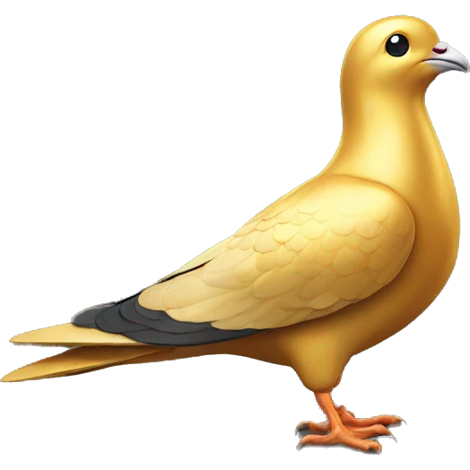 golden pigeon award emoji