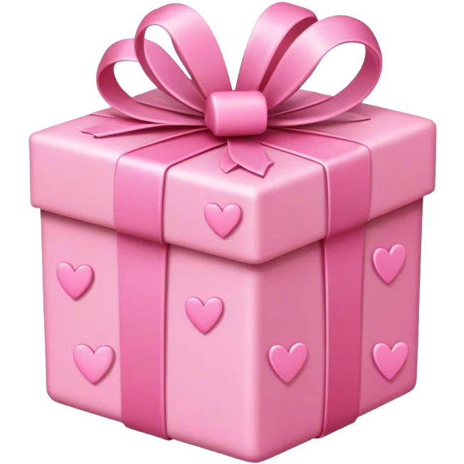 pink present with light_pink hearts emoji