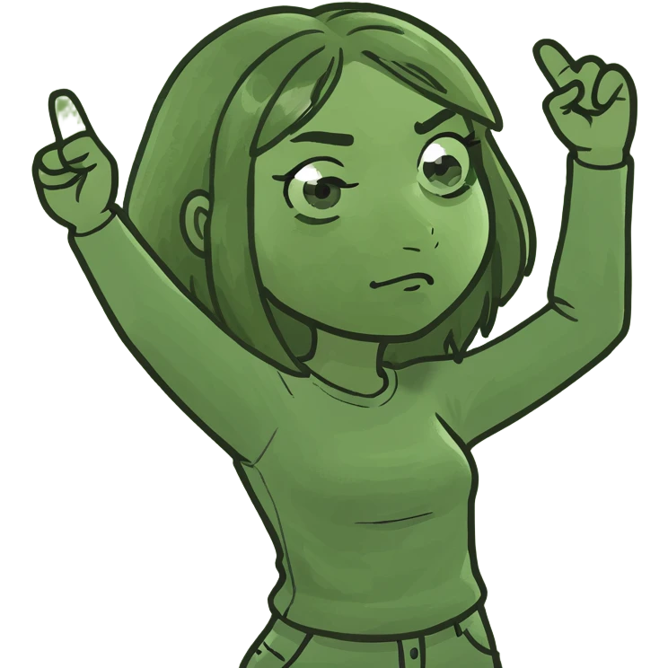 Make a girl dab  emoji