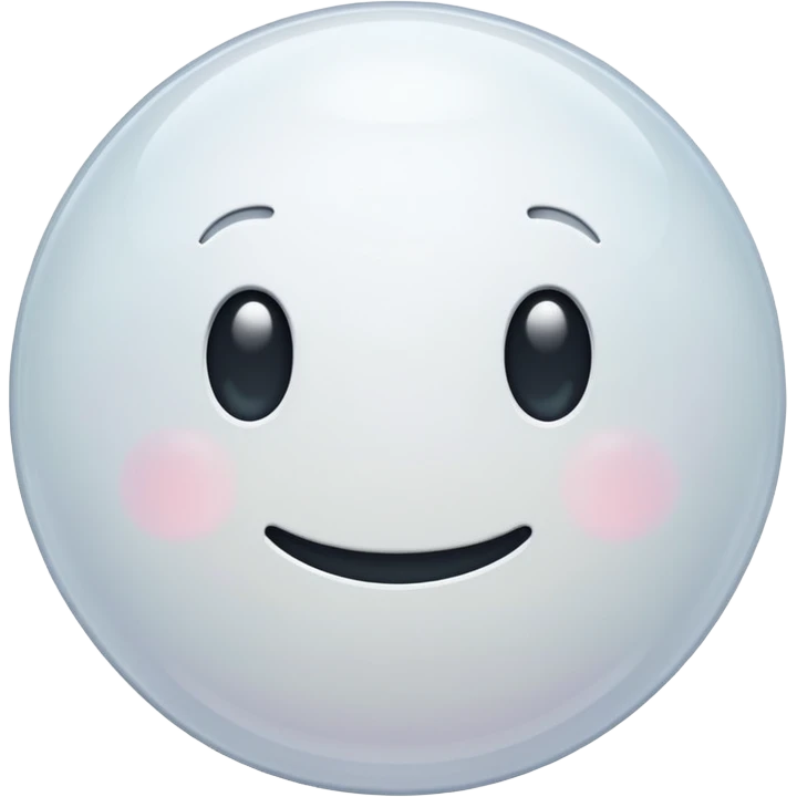 white bubble emoji