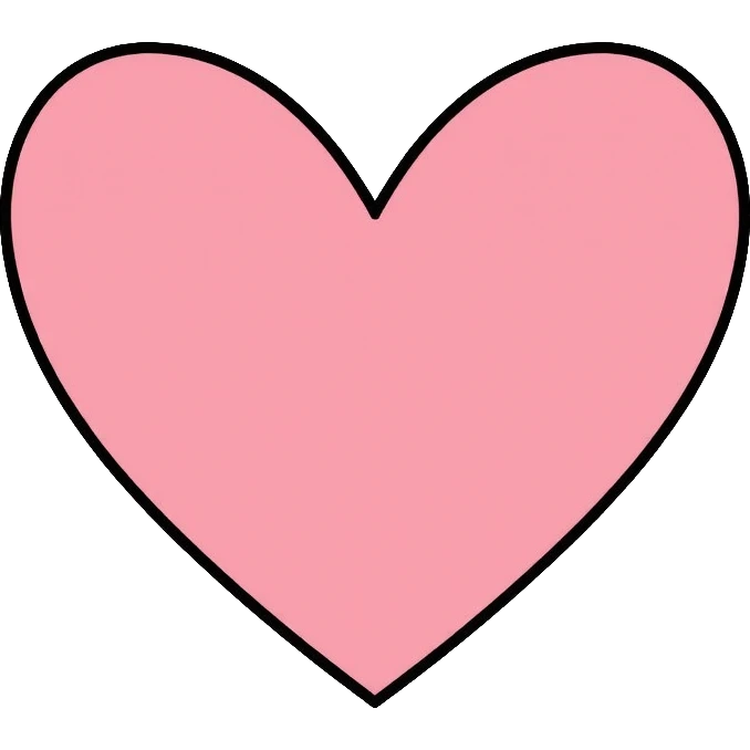 light pink heart emoji