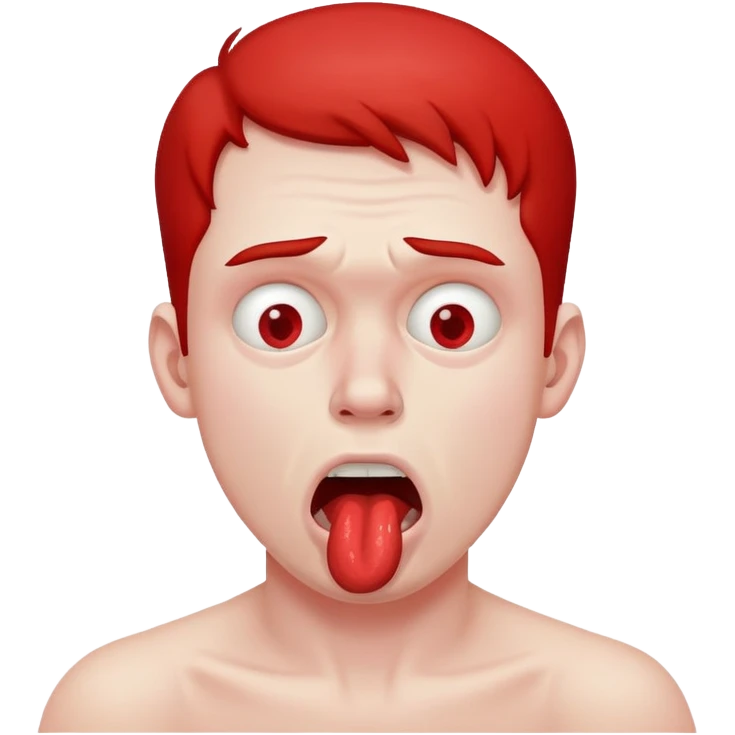 Dude choking himself emoji
