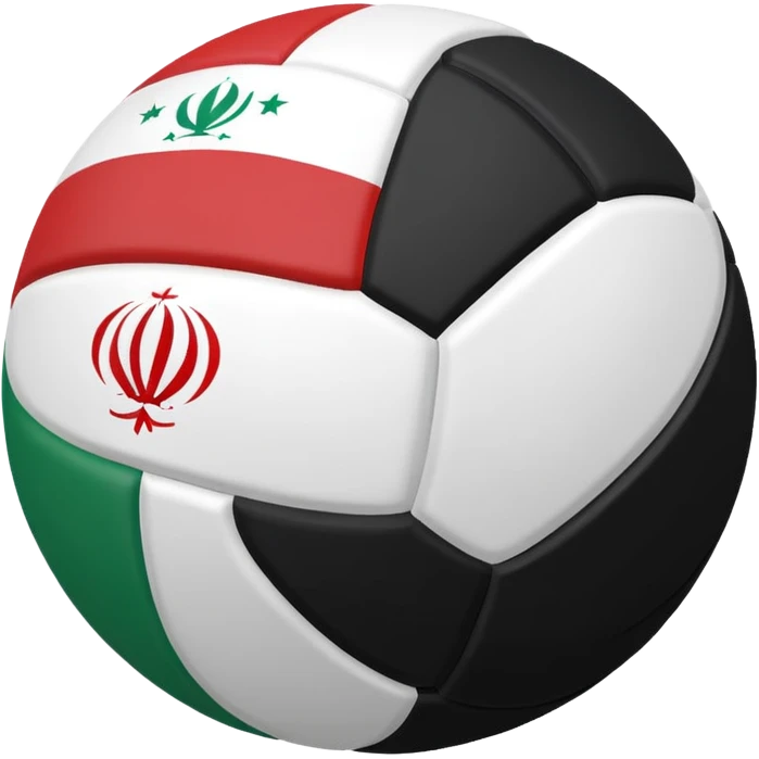 🖤🏐🇮🇷 emoji