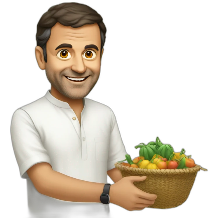 rahul-gandhi-picking-happy emoji