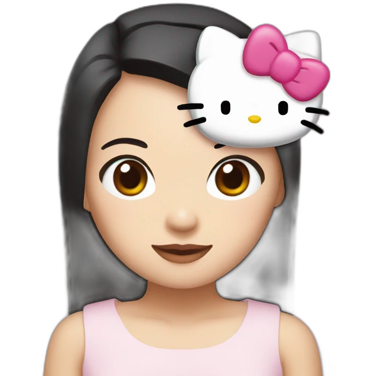 Mitski and hello Kitty emoji