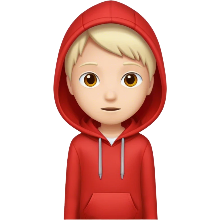 Red hoodie emoji