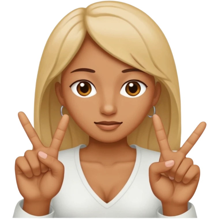 fingering vagina with middle two middle fingers emoji