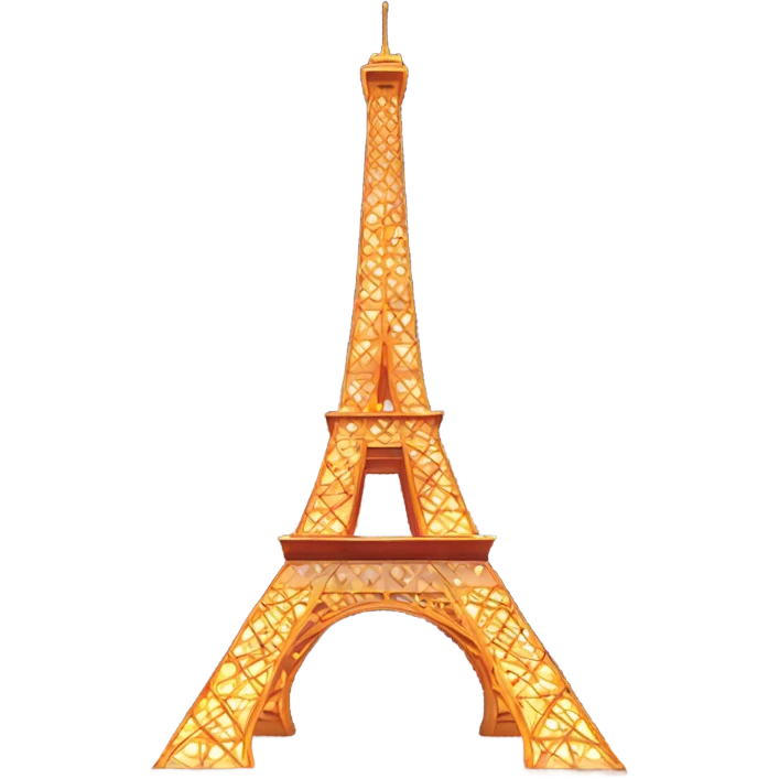 Eiffel Tower with lights emoji